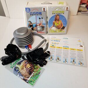 GUNNAR PETERSON'S Core Secrets - 2 Workout DVDs plus Fitness Flash Cards NO BALL